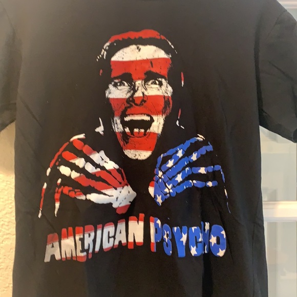 American Psycho Black Tee - Picture 2 of 3